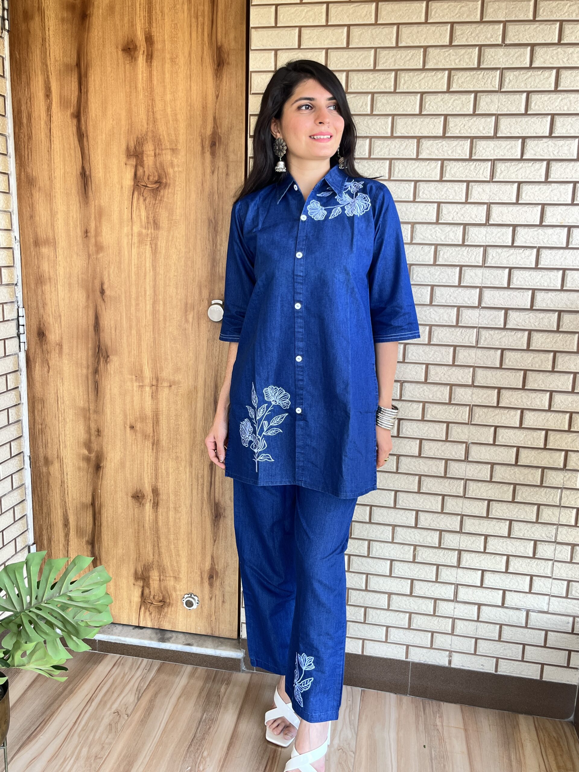 Denim Blue Cord Set - Image 6