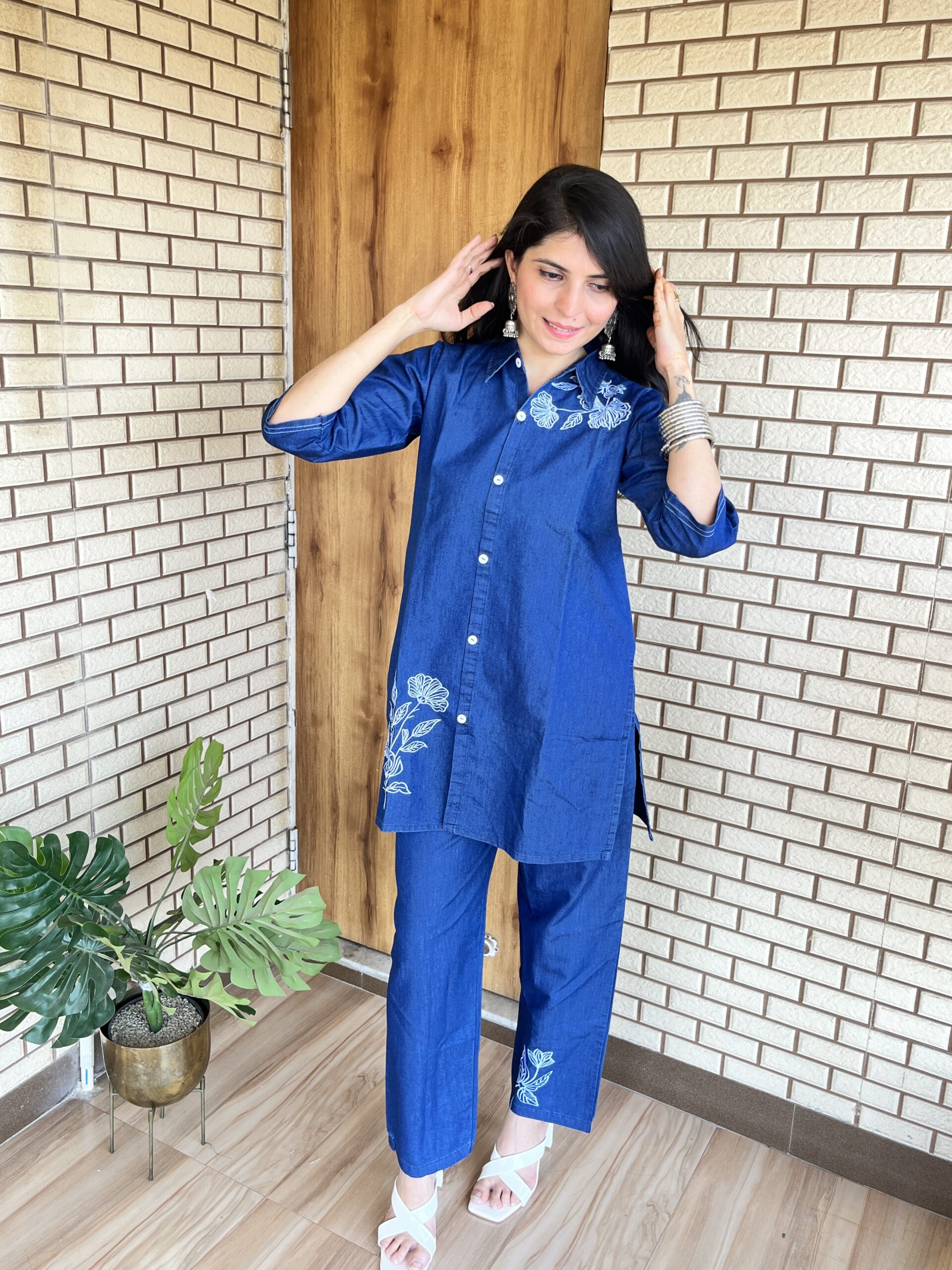 Denim Blue Cord Set - Image 5