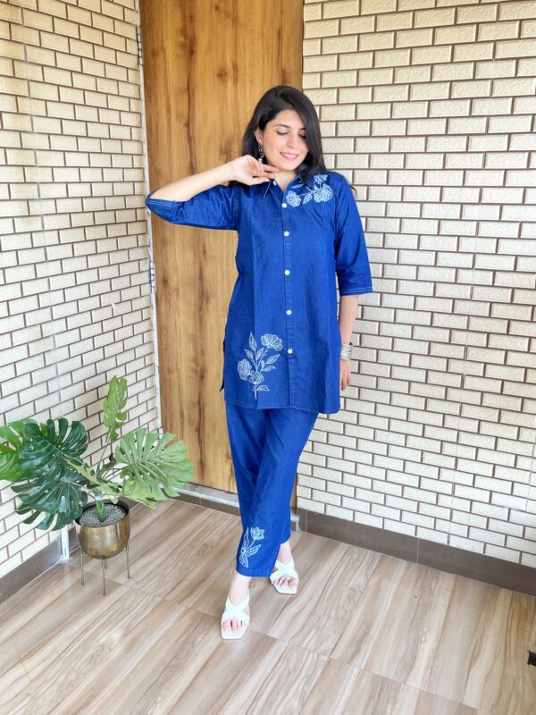 Denim Blue Cord Set