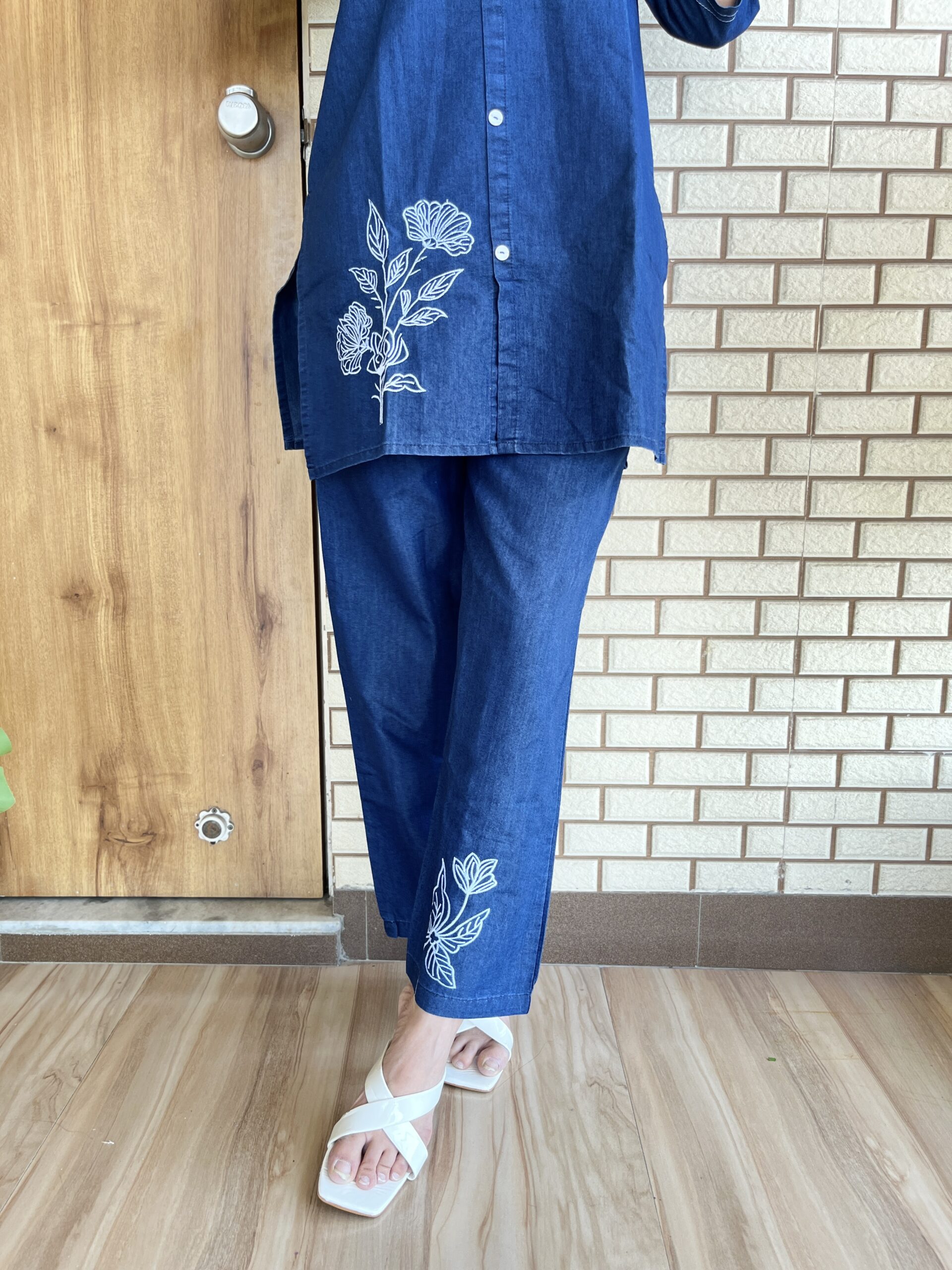 Denim Blue Cord Set - Image 8