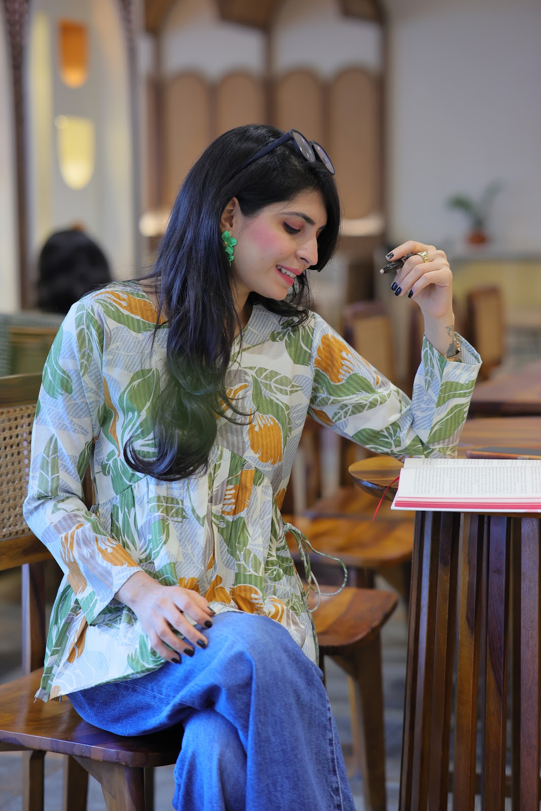 Halter Neck Cotton Kurti